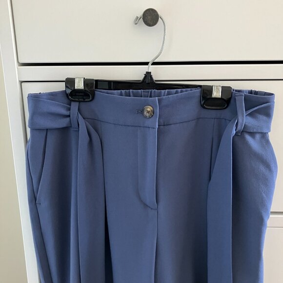 Blue Tie-Waist Pants - size 6 - Picture 2 of 9